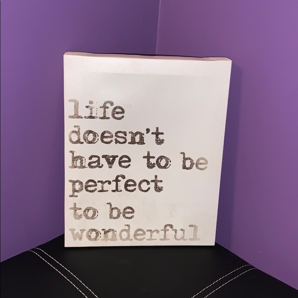 Canvas Motivational Quote